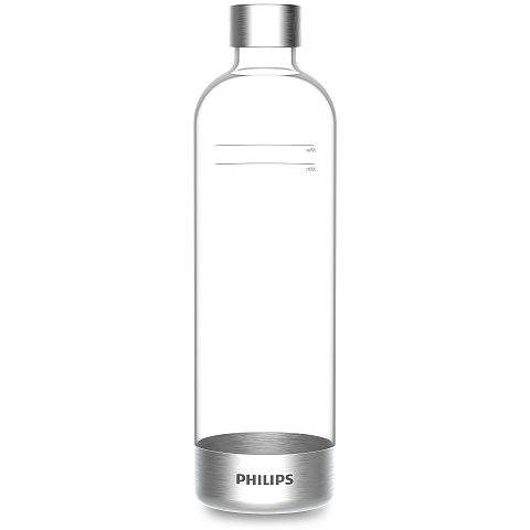 Philips ADD912/10 Trinkflasche Tägliche Nutzung 1000 ml Polyethylenterephthalat, Edelstahl Edelstahl, Transparent