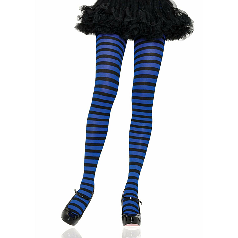 Leg Avenue 7100_04222 Strumpfhose/Strumpf Schwarz, Blau