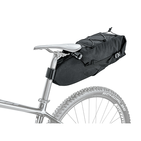Topeak BackLoader Sattel Fahrradtasche 10 l Nylon, Polyethylen Schwarz