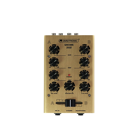 Omnitronic GNOME-202 2 Kanäle 20 - 20000 Hz Gold