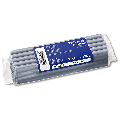 Pelikan 601492 Töpferei-/ Modellier-Material 1 kg Grau