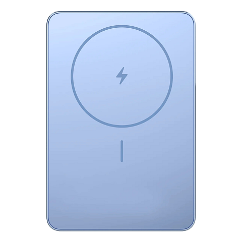 Xiaomi Super Slim Magnetic Power Bank 5000 Lithium-Ion (Li-Ion) 5000 mAh Kabelloses Aufladen Blau