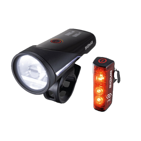 Sigma Sport Aura 100 Set + Blaze Link Heckbeleuchtung + Frontbeleuchtung (Set) LED
