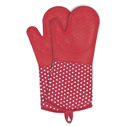 WENKO Topfhandschuhe Silikon Rot 1 Paar