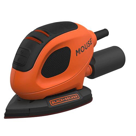 Black & Decker BEW230K Schwingschleifer 11000 RPM Schwarz, Orange 55 W