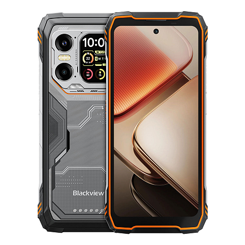 Blackview XPLORE 1 17,2 cm (6.78") Dual-SIM Android 15 5G 16 GB 512 GB 20000 mAh Schwarz, Orange