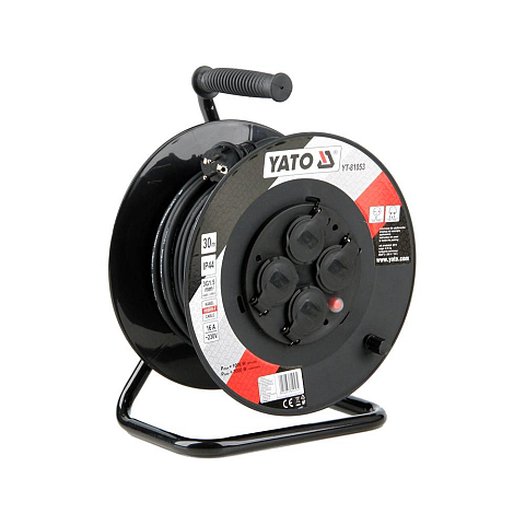 Yato YT-81053 Kabelaufroller 4 AC-Ausgänge 30 m