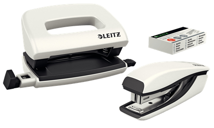 Leitz 55612001 Tacker Perleffekt, Weiß