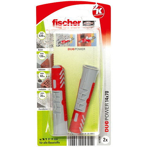 Fischer DuoPower 2 Stück(e) Dübel 70 mm