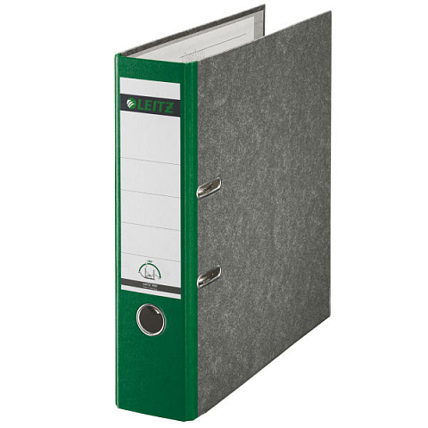 Leitz Plastic Lever Arch File A4 80mm 180° Ringmappe Grün