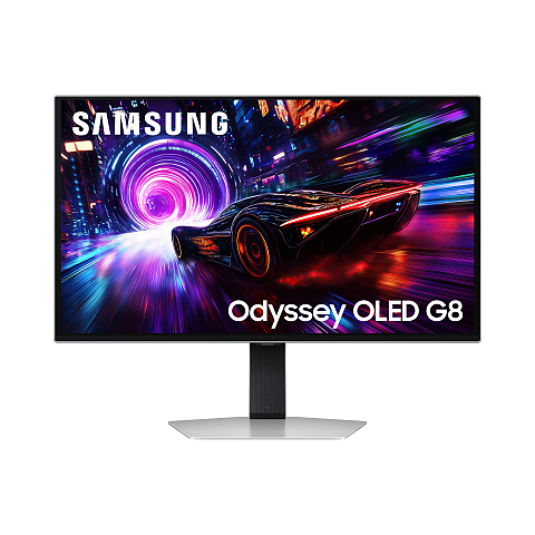 Samsung G81SF Computerbildschirm 68,6 cm (27") 3840 x 2160 Pixel 4K Ultra HD OLED Silber