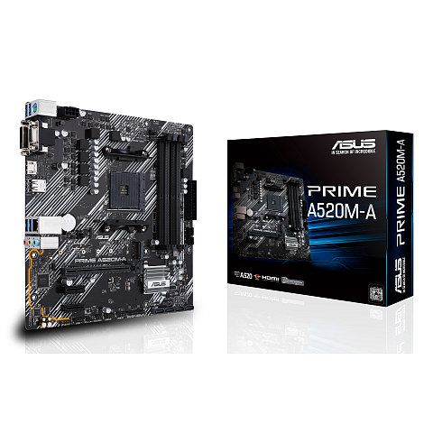 ASUS PRIME A520M-A II/CSM AMD A520 Sockel AM4 micro ATX