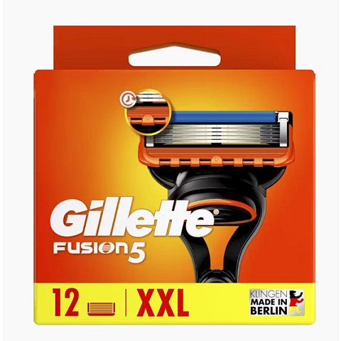 Gillette Fusion5 Rasierklinge 12 Stück(e) Edelstahl Männer