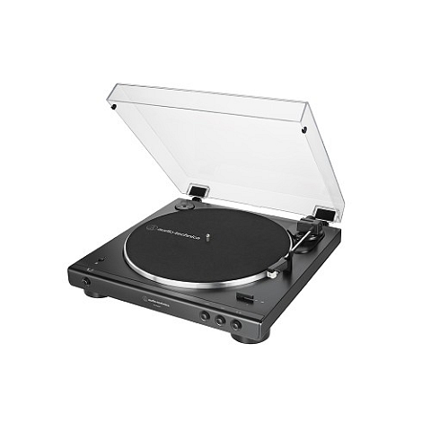 Audio-Technica AT-LP60XBT Audio-Plattenspieler mit Riemenantrieb Schwarz Vollautomatisch