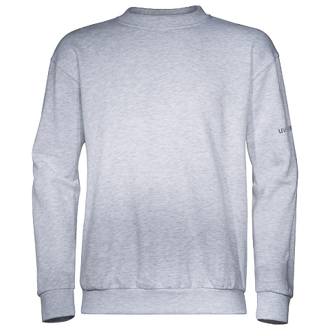 Uvex sweatshirt basic Ash-melange, 4XL