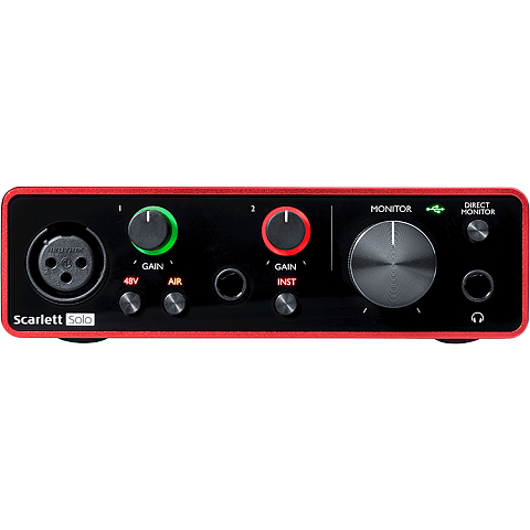Focusrite SCRALETT SOLO 3RD GENERATION Aufzeichnende Audio-Schnittstelle
