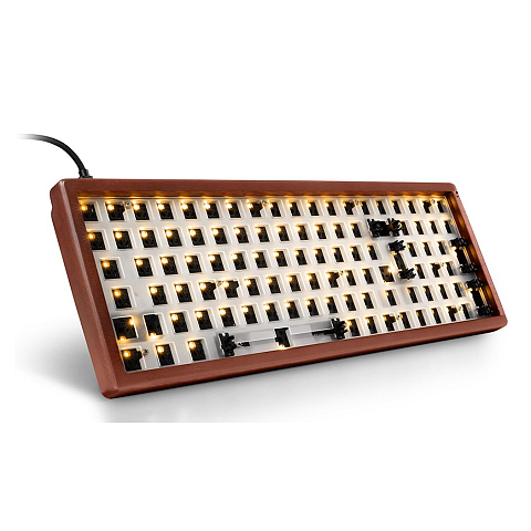 Sharkoon SKILLER SGK50 S2 Tastatur Haus USB Holz