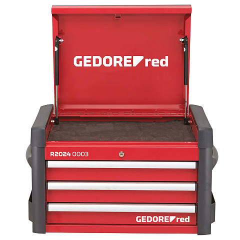 Gedore Werkzeugtruhe WINGMAN 3 Schubladen 446x724x470 mm