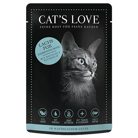 Cat's Love CDA02000SA Katzen-Trockenfutter 2 kg Adult Lachs