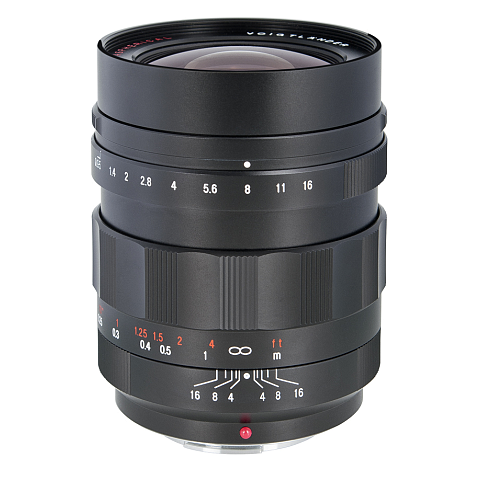 Voigtländer Nokton 17.5mm F0.95 SLR Schwarz