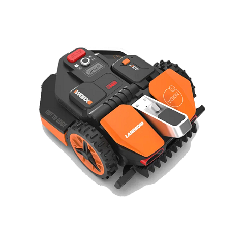 WORX Landroid Vision L1600 Rasenmähroboter Akku Schwarz, Orange, Rot, Silber