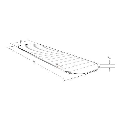 VAUDE Tour 5 M 510 mm 1830 mm Rot
