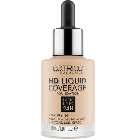CATRICE HD Liquid Coverage 30 ml Tropfflasche Flüssigkeit 010 Light Beige