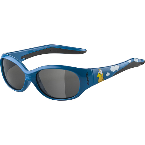 Alpina Sports FLEXXY KIDS Multisportbrille Junge/Mädchen Vollrand Blau