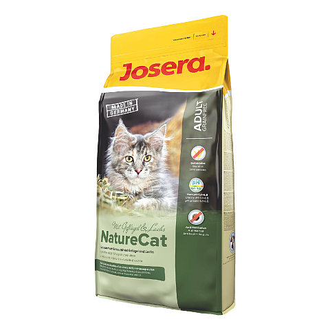 Josera 9910 Katzen-Trockenfutter 10 kg Adult Geflügel, Lachs