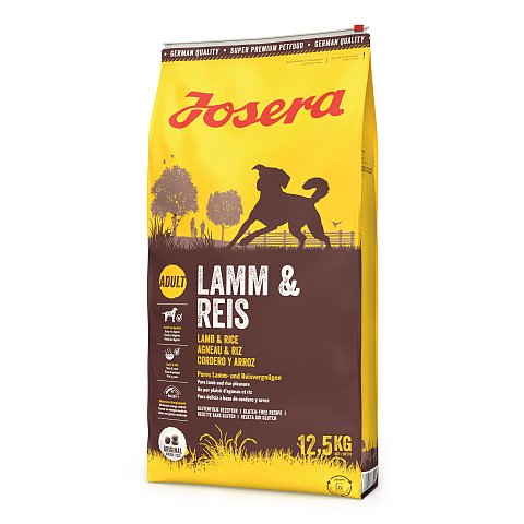 Josera Lamb & Rice 12,5 kg Adult Lamm, Reis