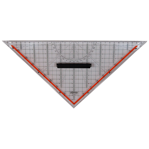 Rumold 1058 Dreieck 45° Dreieck Acrylglas Transparent 1 Stück(e)