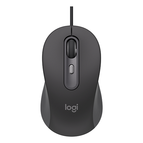 Logitech Signature Wired M520 for Business Maus Büro Beidhändig USB Typ-C Optisch 4000 DPI