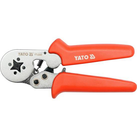 Yato YT-2305 Kabel-Crimper Crimpwerkzeug Orange, Silber