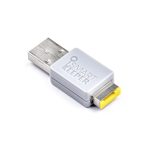 Smartkeeper OM03YL Schnittstellenblockierung MicroSD card, USB Typ-A Gelb 1 Stück(e)