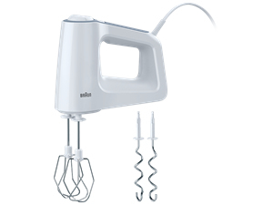 Braun HM 3100 WH Handmixer 500 W Weiß