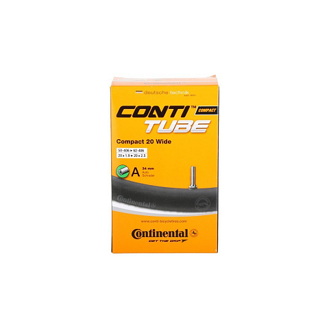 Continental 0181271 Fahrradschlauch Schrader-Ventil 20" 50 - 62 mm