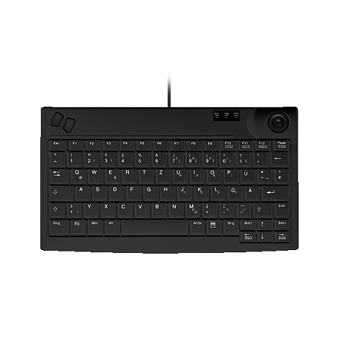 Contour Design Active Key AK-440 Tastatur Industriell USB AZERTY Französisch Schwarz
