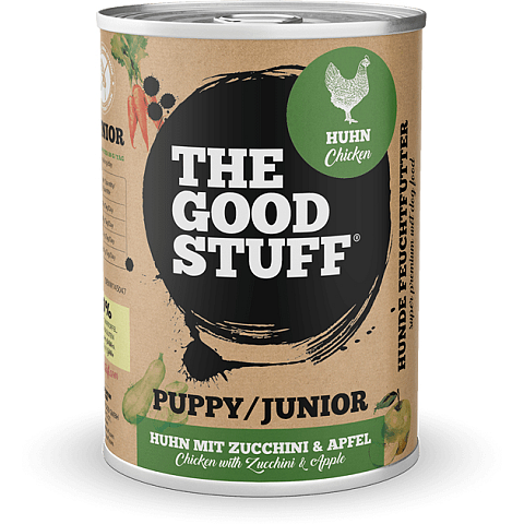 The Goodstuff TGS10022 Hunde-Dosenfutter Huhn, Zucchini Welpe 400 g