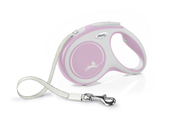 Flexi New Comfort M Tape 5 m Pink Hund Rückziehbare Leine