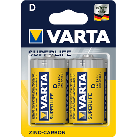 Varta R20 D Haushaltsbatterie Zink-Karbon