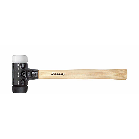 Wiha 26660 Hammer Rückschlagfreier Hammer Schwarz, Weiß, Holz