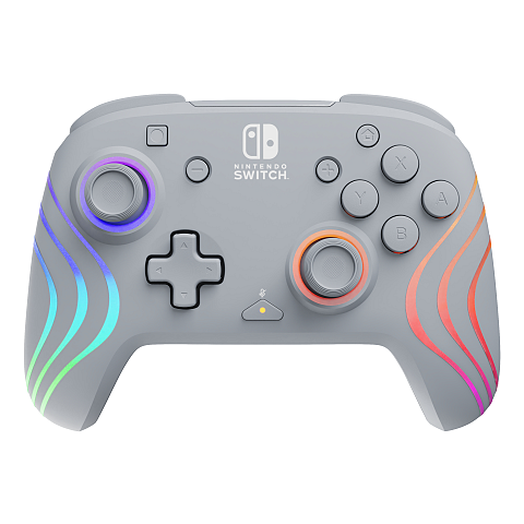 PDP Afterglow Wave Grau USB Gamepad Analog / Digital Nintendo Switch, Nintendo Switch OLED