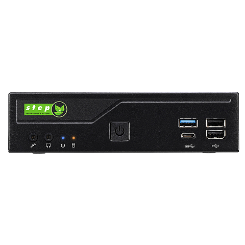 step PC Micro DS6012 Intel® Core™ i3 i3-12100 8 GB DDR4-SDRAM 256 GB SSD Windows 11 Pro Mini PC Mini-PC Schwarz