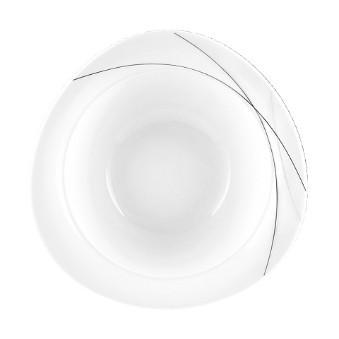 Seltmann Weiden Trio Suppenschüssel 0,8 l Oval Porzellan Weiß