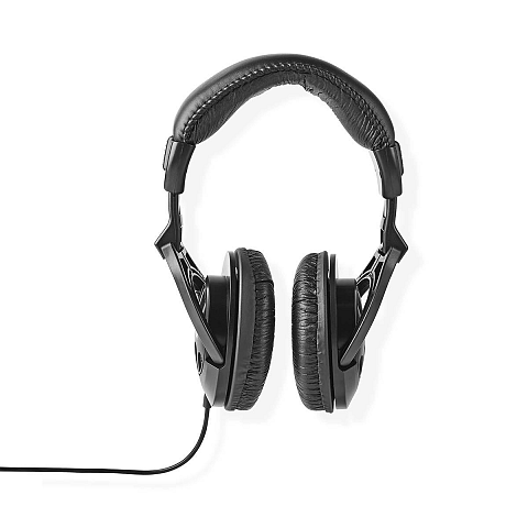 Nedis HPWD3200BK Kopfhörer & Headset Kabelgebunden Kopfband Anrufe/Musik Schwarz