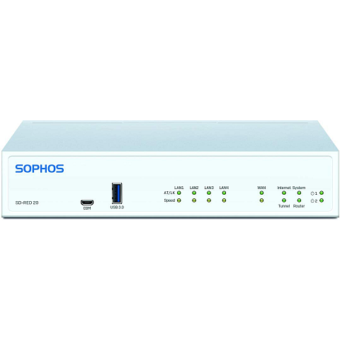 Sophos SD-RED 20 Netzwerk-Management-Gerät 250 Mbit/s Ethernet/LAN