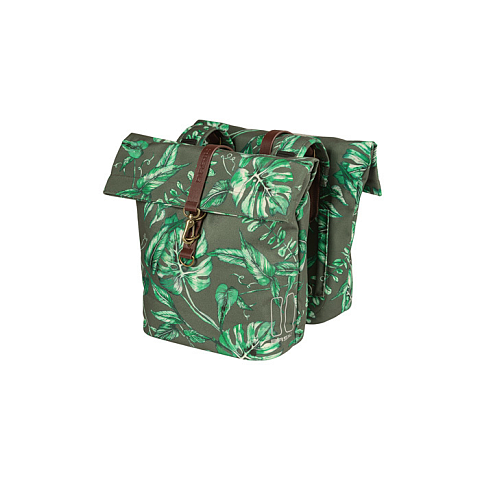 Basil Ever-Green Hinten Fahrradtasche 28 l Polyester Grün, Grau