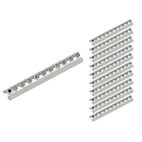 Alcasa GC-N0071 Kabelmarkierer Weiß 100 Stück(e)