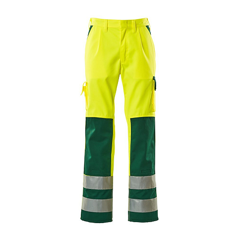 MASCOT 07179-470-1703-76C66 Hosen Grün, Gelb