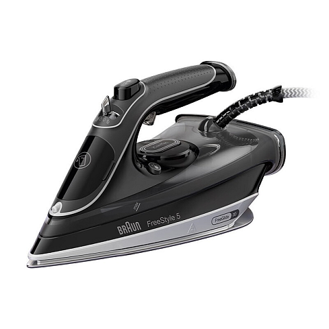 Braun FreeStyle 5 SI5188BK Bügeleisen Dampfbügeleisen EloxalPlus soleplate 2800 W Schwarz